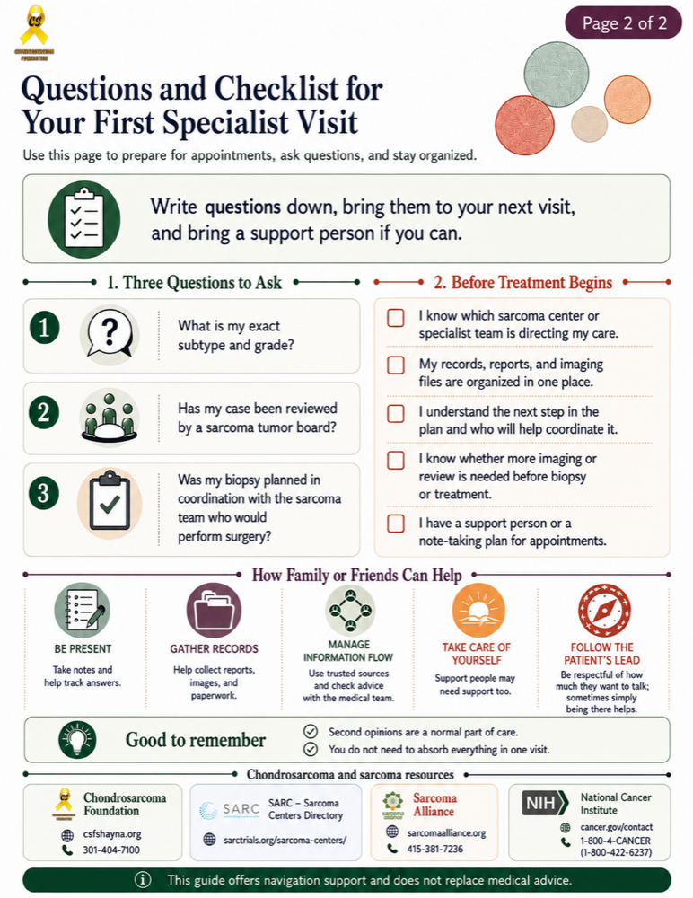 First Steps flyer page two preview.